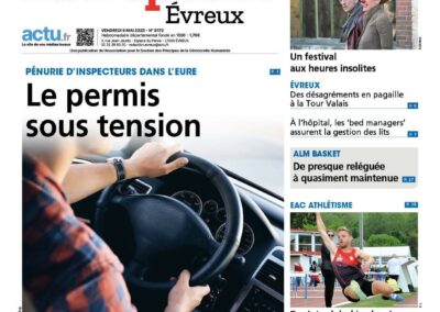 25 05 09 La Dépêche - Evreux - Couv- L'Heure insolite 2025