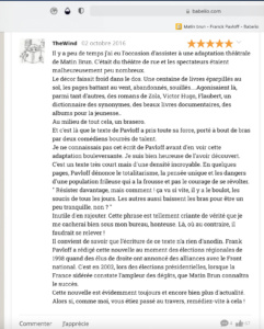 Critique www.babelio.com