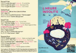 Festival "L'heure insolite" 2023 - Programme