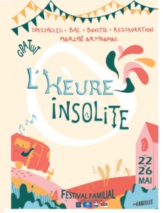 Affiche Festival "L'heure insolite 2024" 4ème édition