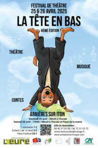 5ème édition - Affiche "Festival La tête en bas" édition 2025