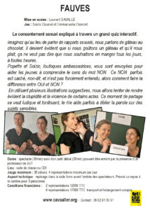 Fauves, une création 2024 de notre compagnie partenaire, la Cie Ça Va Aller